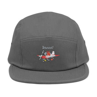 Bulldog Aircraft Embroidered Pilot 5-Panel Cap