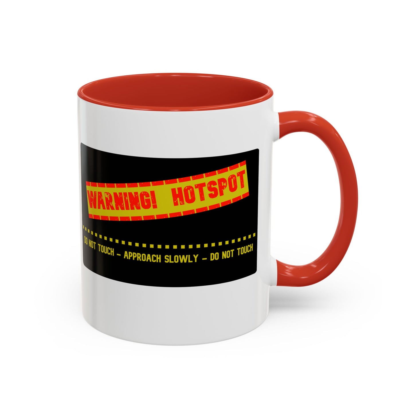 Warning ! Hotspot ! SLA Aviation Accent Coffee Mug (11oz)