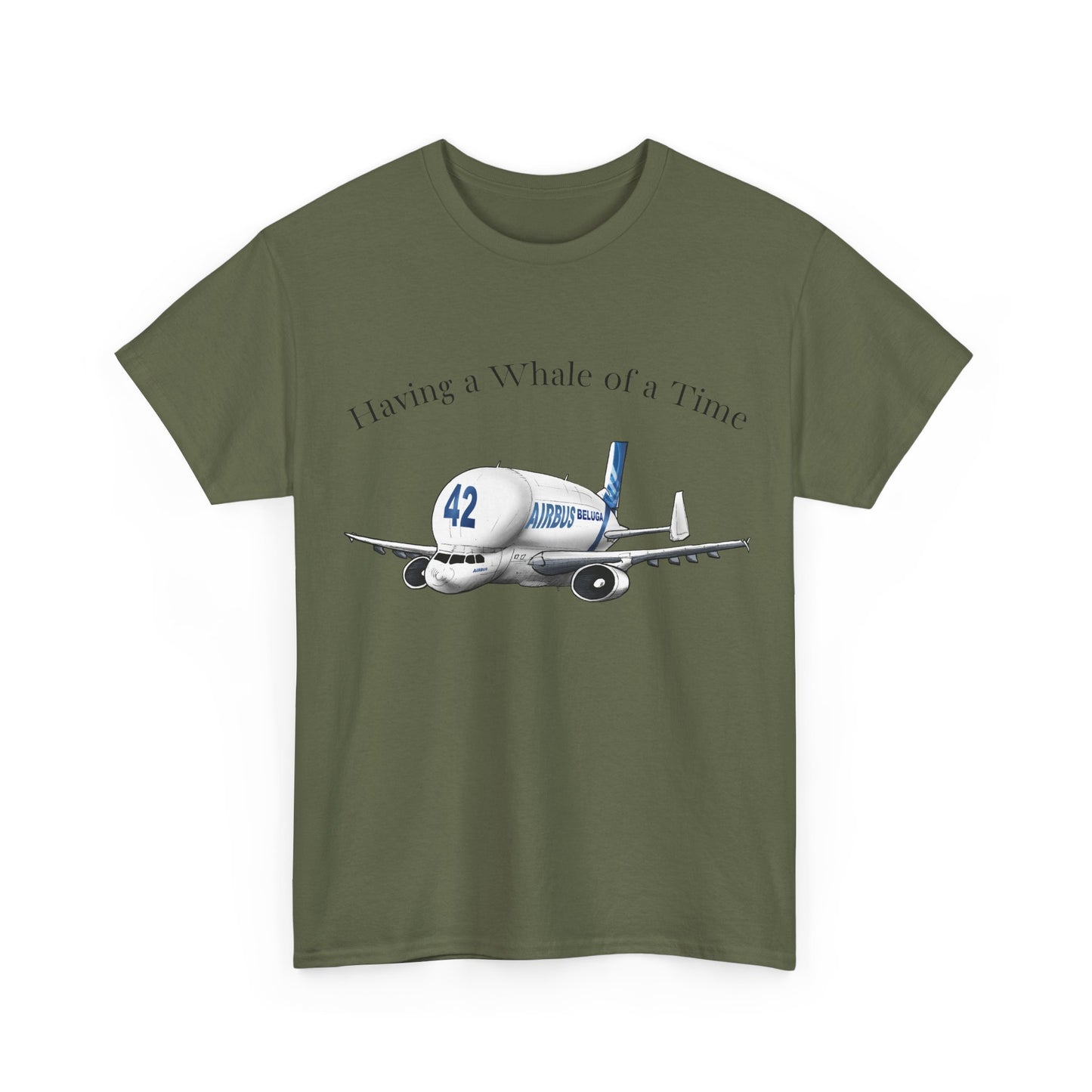 Having a Whale of a Time Beluga Heavy Cotton Tee