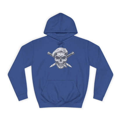 Combat Skull Cigar Design - Hoodie