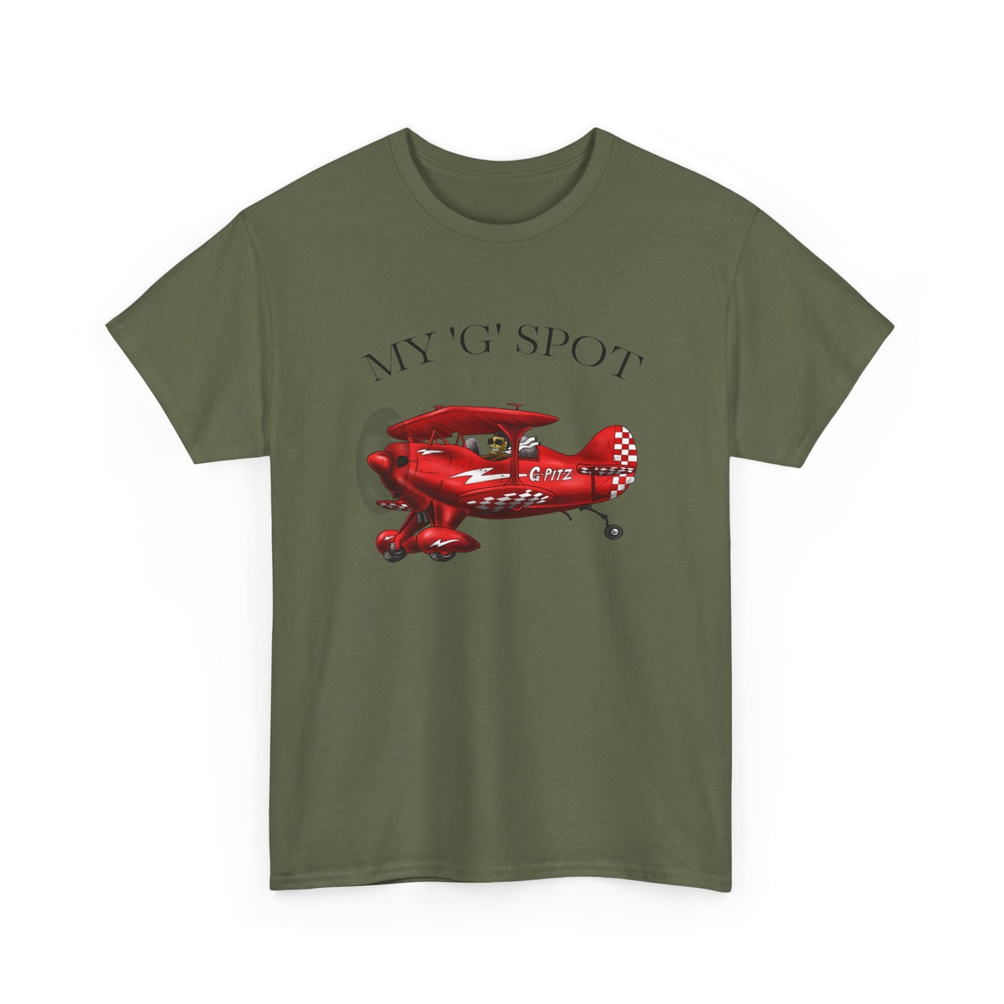 My 'G' Spot Aerobatic Unisex Heavy Cotton Tee