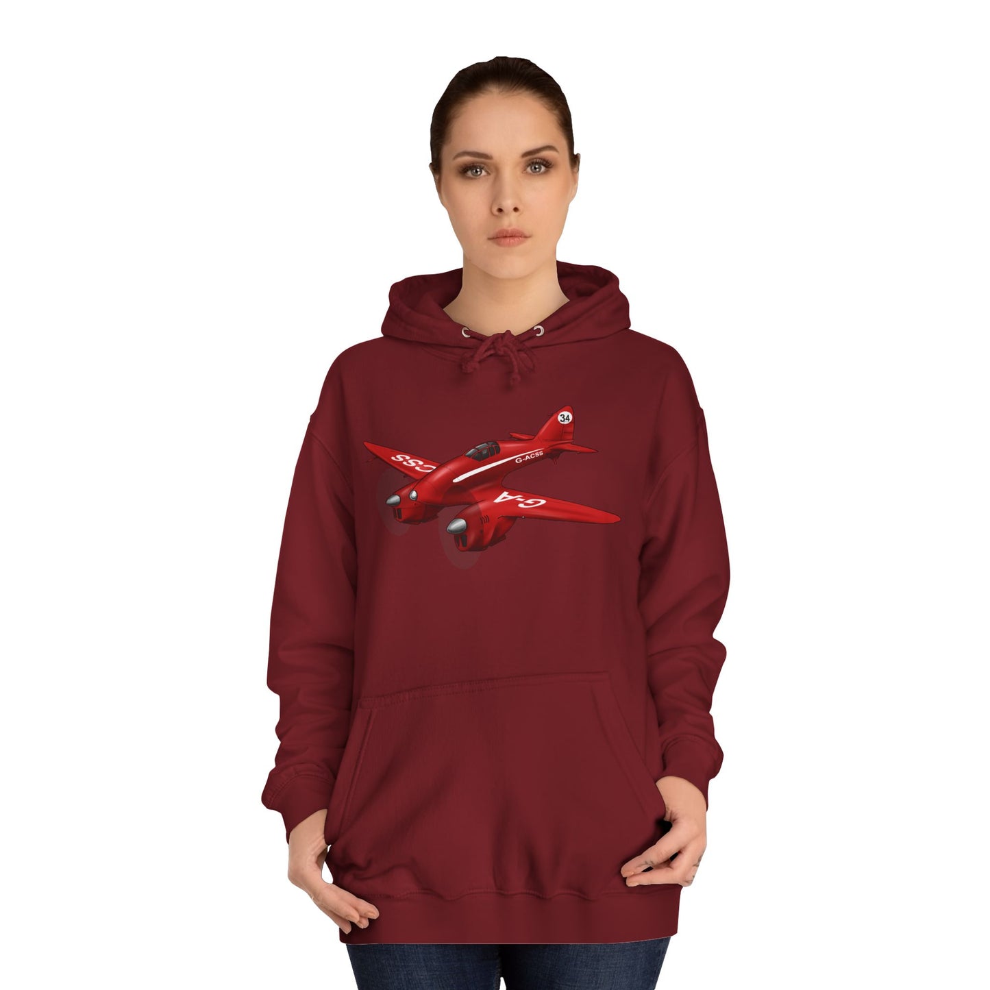 Historic Comet Racer  - Historic Aircraft Hoodie