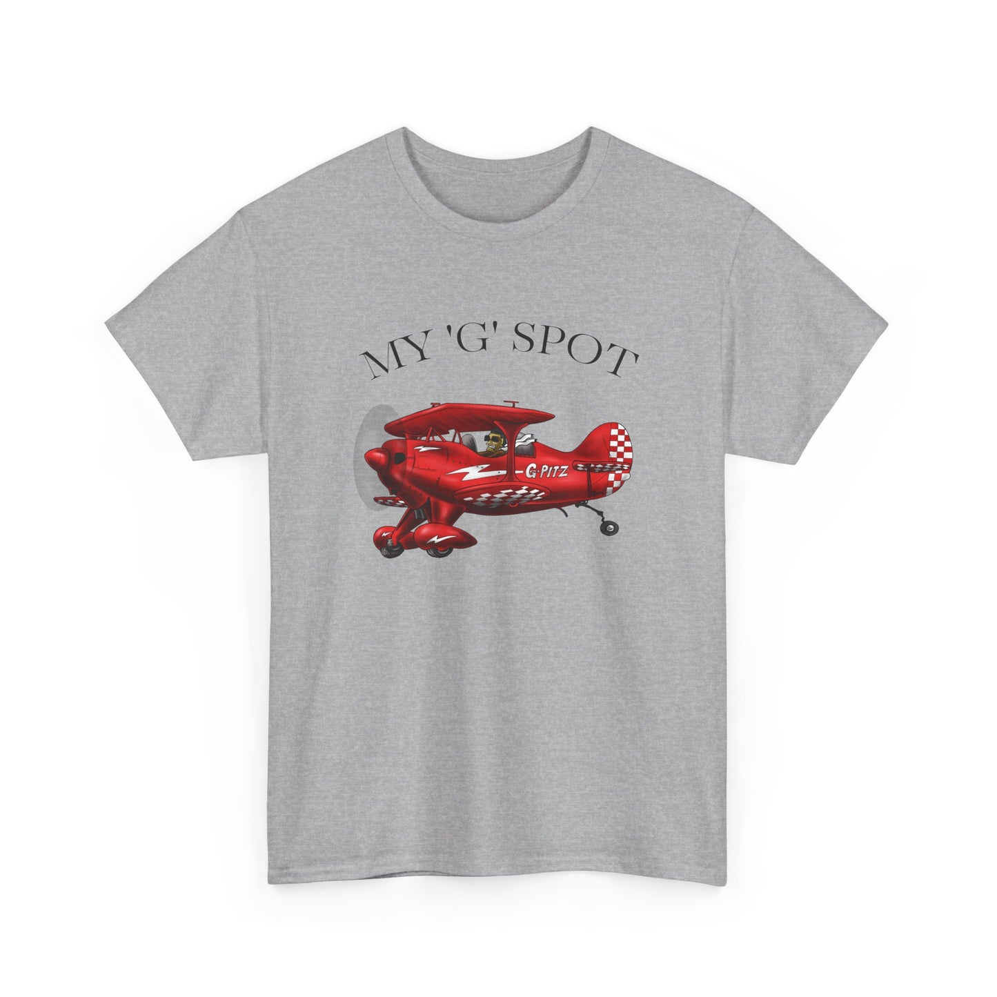 My 'G' Spot Aerobatic Unisex Heavy Cotton Tee