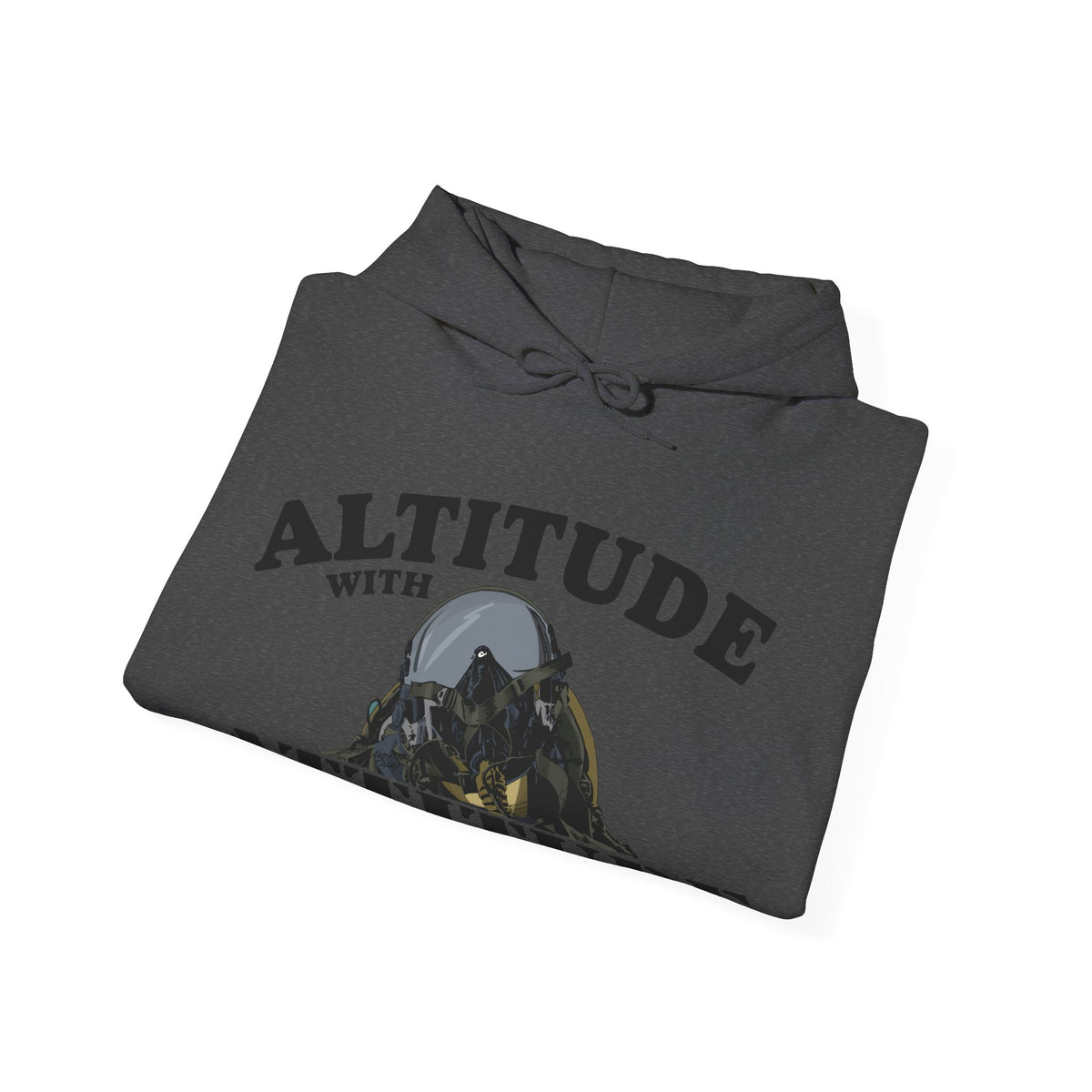 Altitude With Attitude Fighter Pilot Mountain Hoodie
