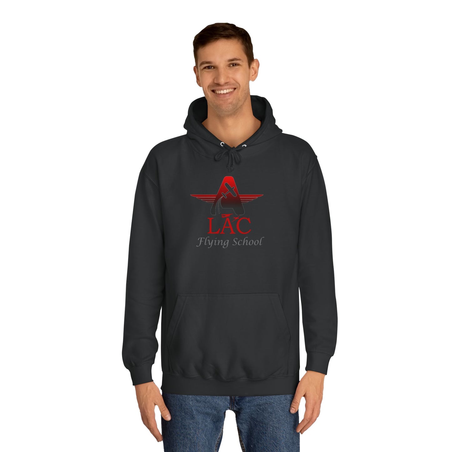 College Hoodie - LAC Flying School Logo