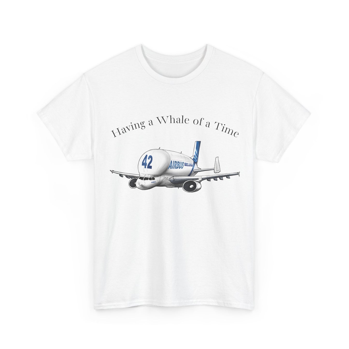 Having a Whale of a Time Beluga Heavy Cotton Tee