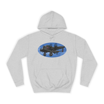 Vintage Lancaster Bomber Hoodie - Aviation Graphic Pullover