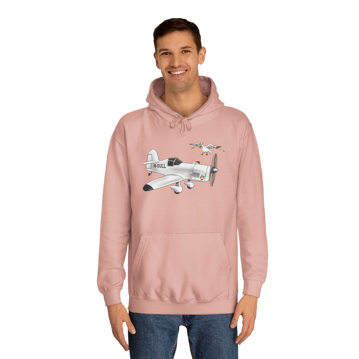 Vintage Mew Gull Hoodie - Historic Racing Aircraft Design