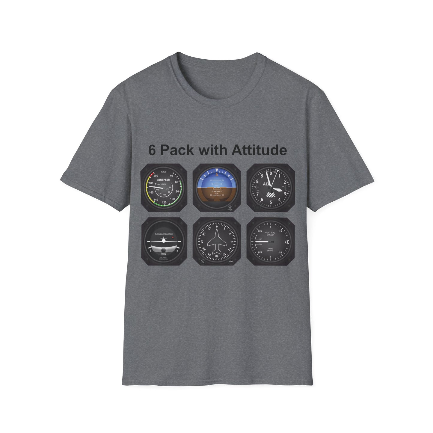 Aviator 6 Pack Unisex T-Shirt - Attitude Collection