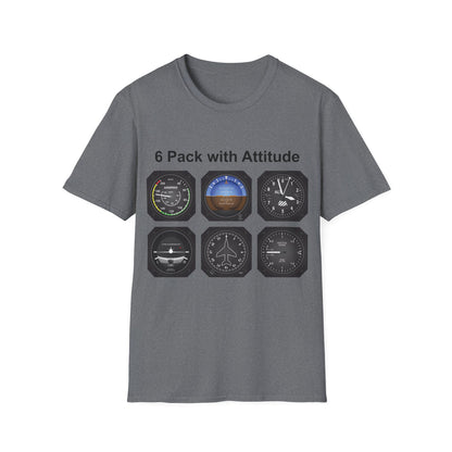 Aviator 6 Pack Unisex T-Shirt - Attitude Collection