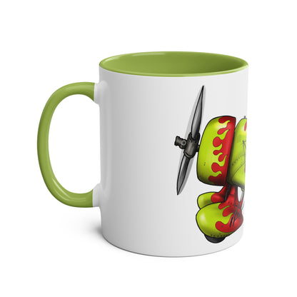 Gee Bee Two-Tone Coffee Mugs, 11oz - Funky Aviation