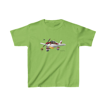 Kids Tee - Piper PA28 LAC Team Low Wing Aeroplane