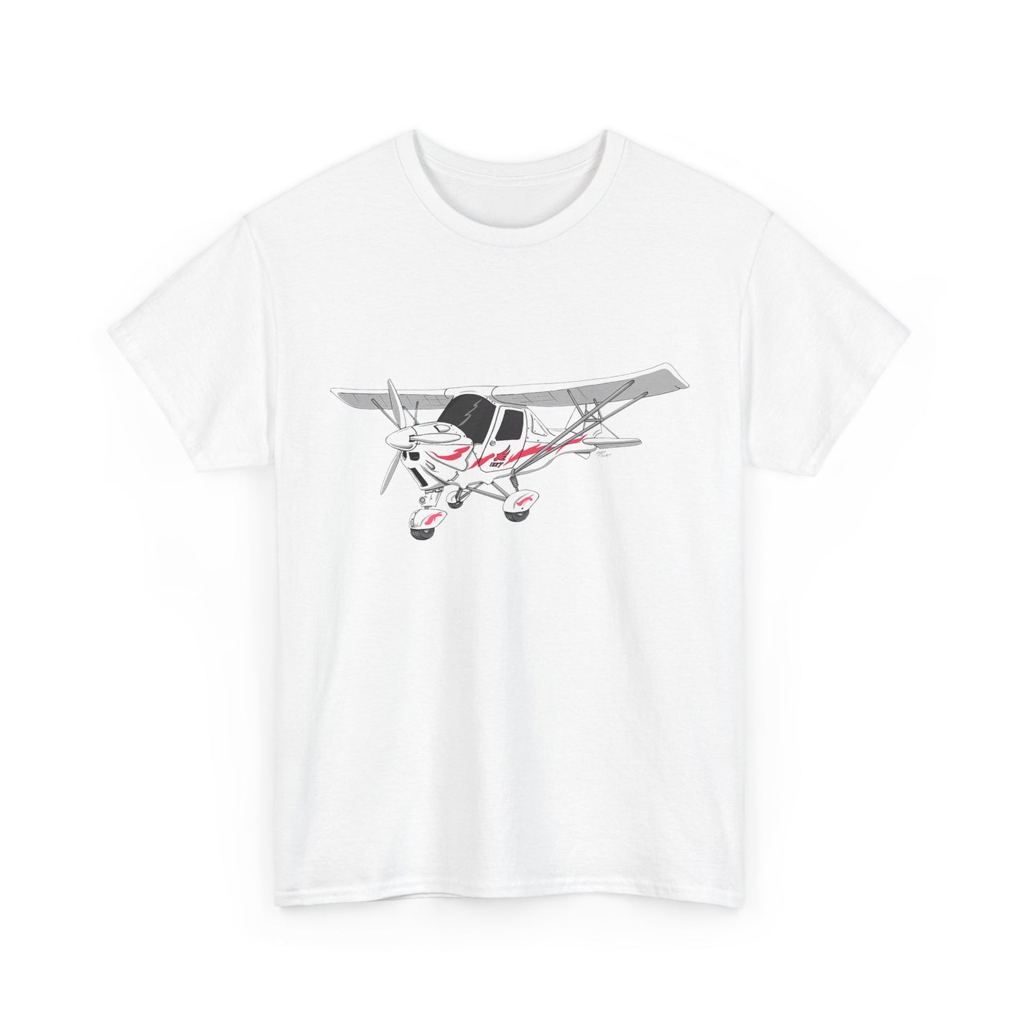 C42 Microlight Unisex Tee with Red Decals