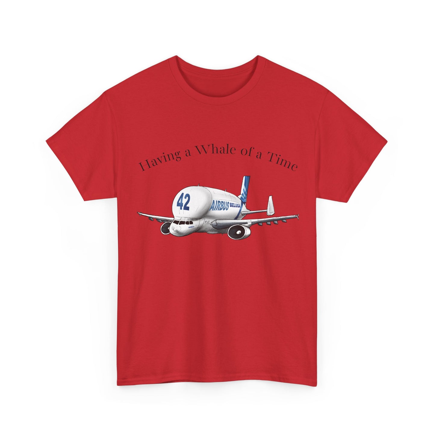 Having a Whale of a Time Beluga Heavy Cotton Tee
