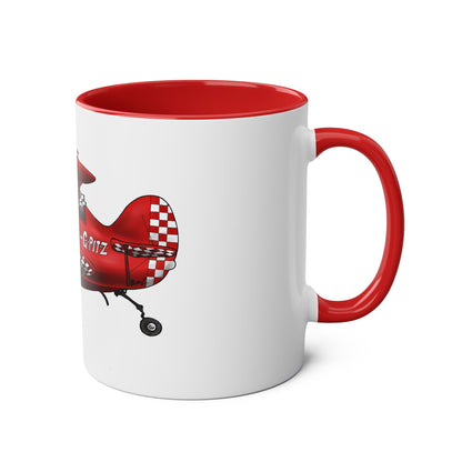 Pitts Special Aerobatic Two-Tone Coffee Mugs, 11oz