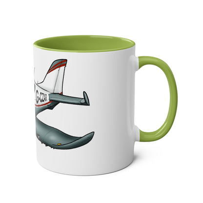 Sportcruiser Aircraft Two-Tone Coffee Mugs, 11oz - Funky Aviation