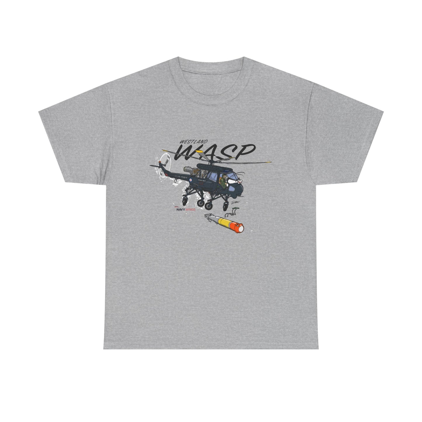 Wasp Attack Helicopter Tee — Military Aviation Graphic T-Shirt