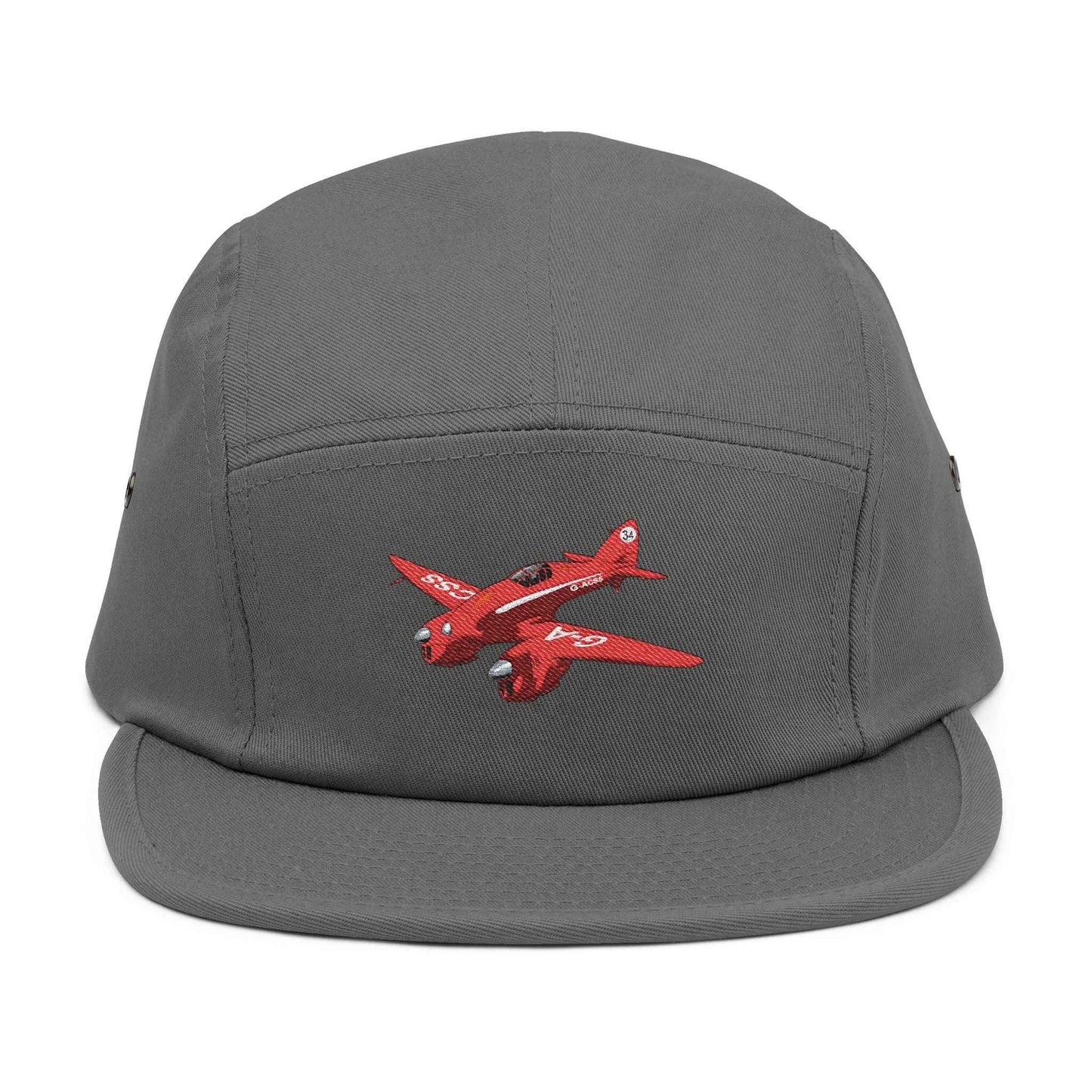 Vintage Comet Racer 5-Panel Cap — Embroidered Racing Logo