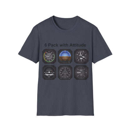 Aviator 6 Pack Unisex T-Shirt - Attitude Collection