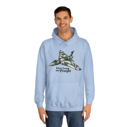 Vulcan Bomber Aircraft Unisex College Hoodie - Funky Aviation