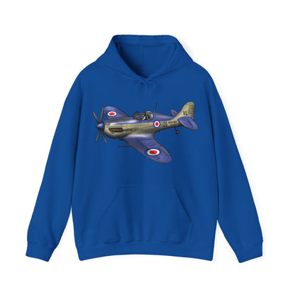Seafire Spitfire design Unisex Heavy Blend™ Hooded Sweatshirt - Funky Aviation