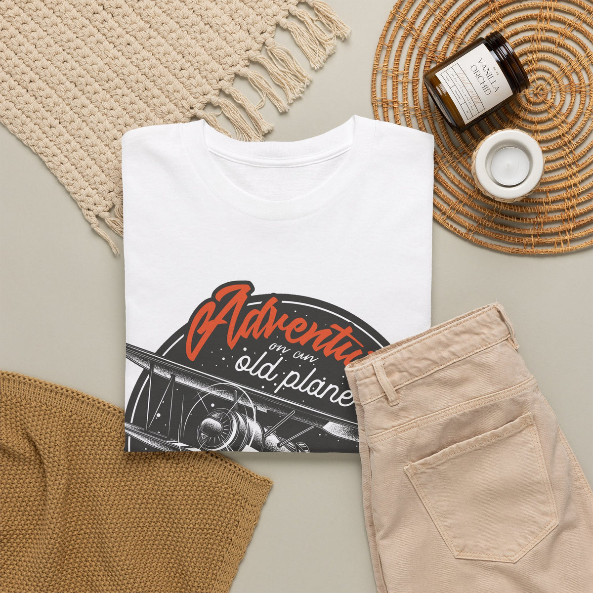 Adventure Airplane Vintage Aviation T-Shirt