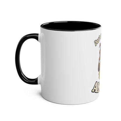Bulldog Pilot Two-Tone Coffee Mugs, 11oz - Funky Aviation