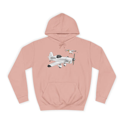 Vintage Mew Gull Hoodie - Historic Racing Aircraft Design