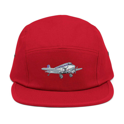 Vintage DC3 Dakota Embroidered 5-Panel Cap