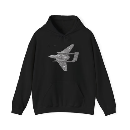Sea Vixen Vintage Aircraft Graphic Hoodie