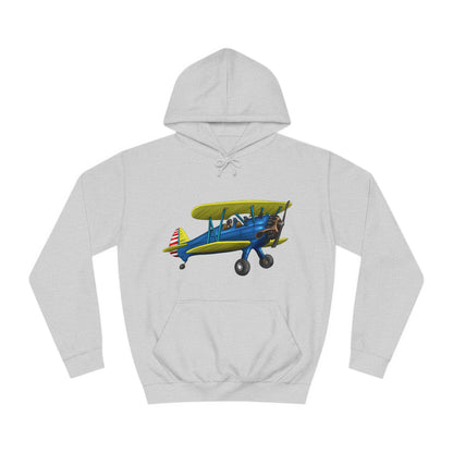 Boeing Stearman Unisex College Hoodie - Funky Aviation