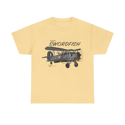 Swordfish Vintage Biplane T-Shirt — WWII Aircraft Aviation Tee