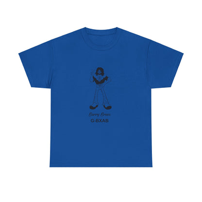 Tee Barry Bravo Piper PA28 Aircraft Retro Cartoon Design Unisex Heavy Cotton