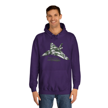 Vulcan Bomber Aircraft Unisex College Hoodie - Funky Aviation