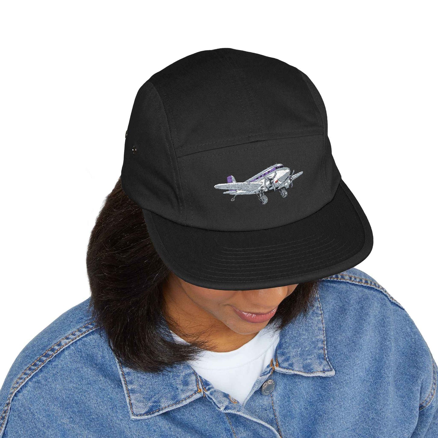Vintage DC3 Dakota Embroidered 5-Panel Cap