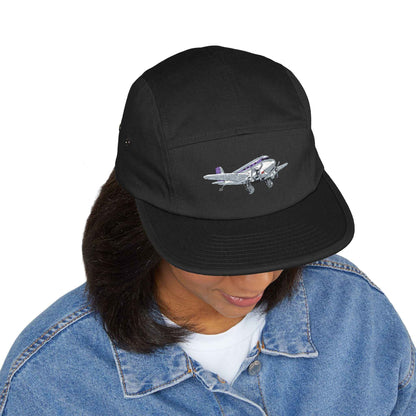 Vintage DC3 Dakota Embroidered 5-Panel Cap