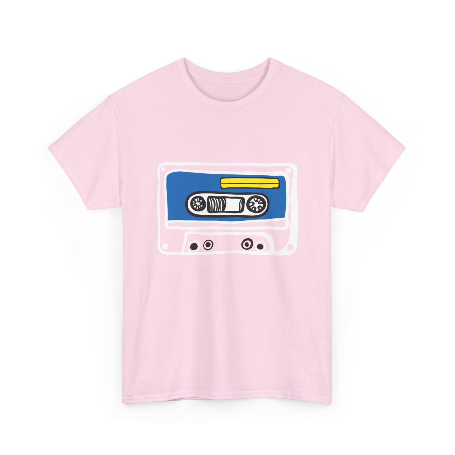 Retro Cassette Tape Graphic T-Shirt — 80s Music Vintage Tee