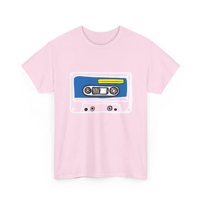 Retro Cassette Tape Graphic T-Shirt — 80s Music Vintage Tee
