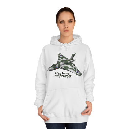 Vulcan Bomber Aircraft Unisex College Hoodie - Funky Aviation