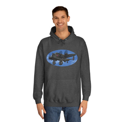 Vintage Lancaster Bomber Hoodie - Aviation Graphic Pullover