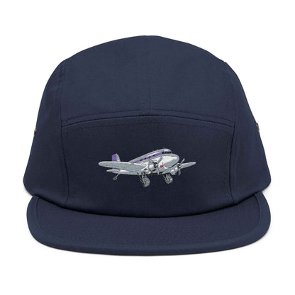 Vintage DC3 Dakota Embroidered 5-Panel Cap