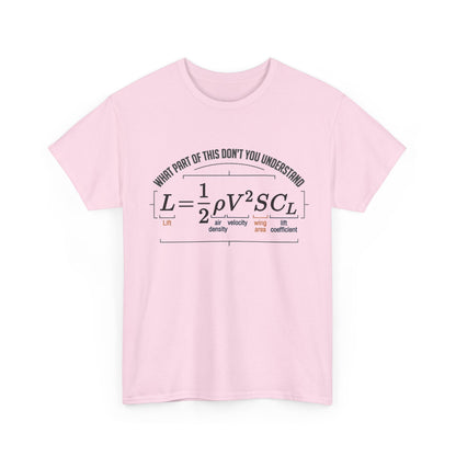 Lift Formula T-Shirt – “What Part of This Don’t You Understand?” Tee