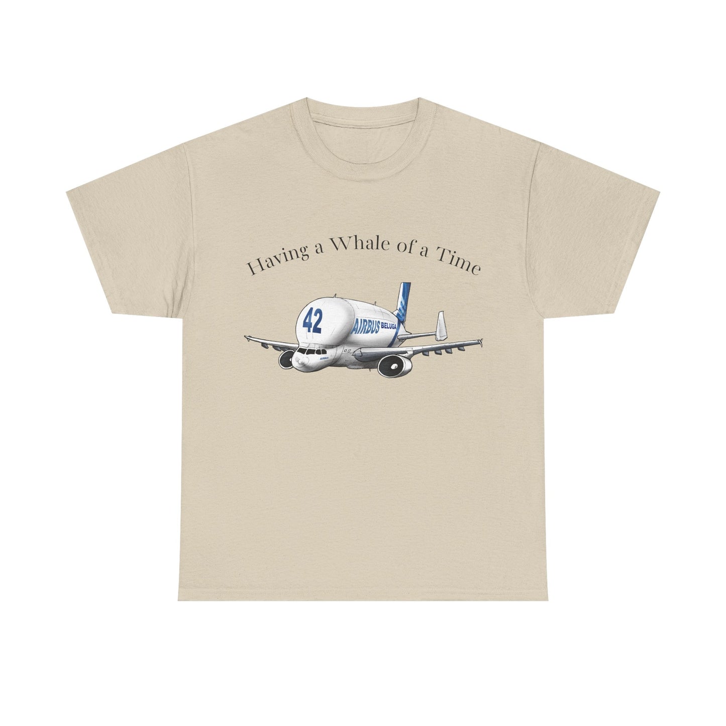 Having a Whale of a Time Beluga Heavy Cotton Tee
