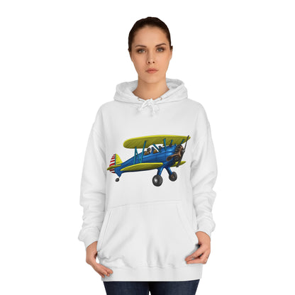Boeing Stearman Unisex College Hoodie - Funky Aviation