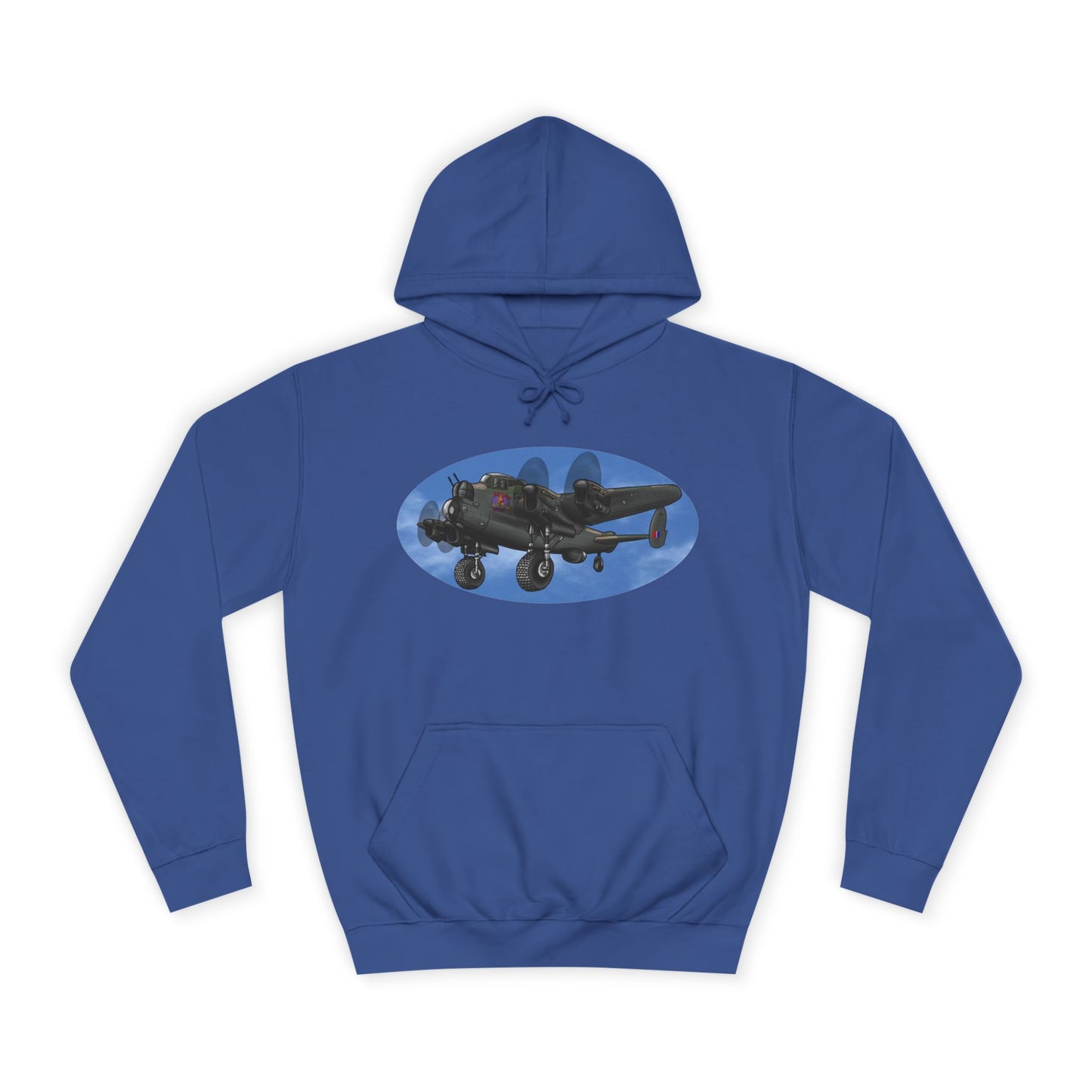 Vintage Lancaster Bomber Hoodie - Aviation Graphic Pullover