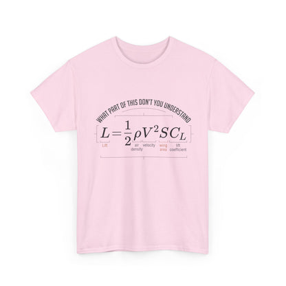 Physics Formula T-Shirt – “What Part of This Don’t You Understand?” Tee