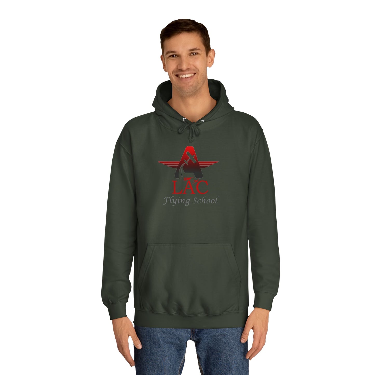 College Hoodie - LAC Flying School Logo