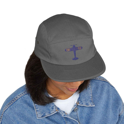 Embroidered "EAT SLEEP FLY" Racing 5-Panel Cap