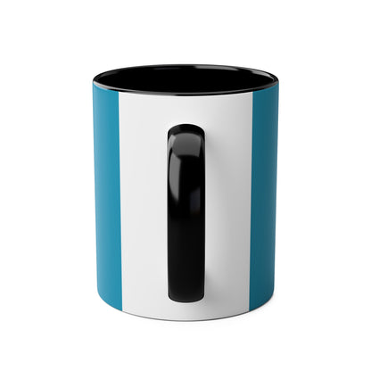 Cess-Nah Slogan Two-Tone Coffee Mugs, 11oz - Funky Aviation