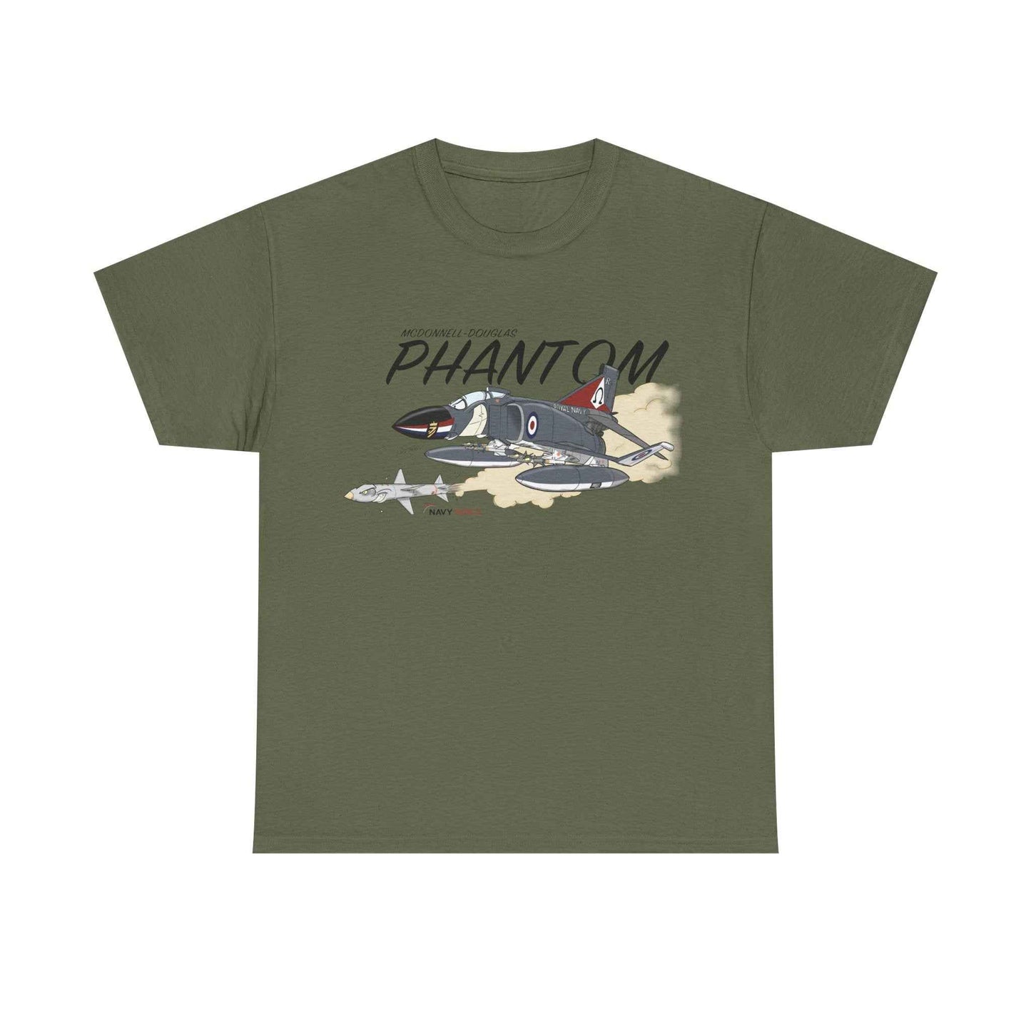 Phantom Jet T-Shirt — Vintage Military Fighter Graphic Tee